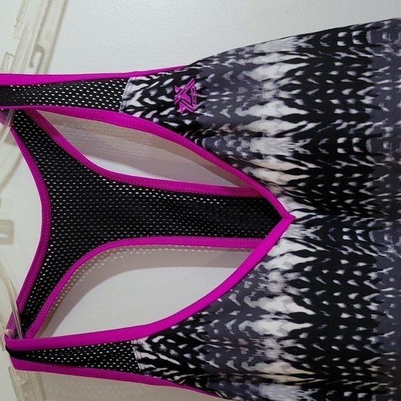 Zeroxposur Swim Racer Back Tankini Size 10 - Picture 5 of 9